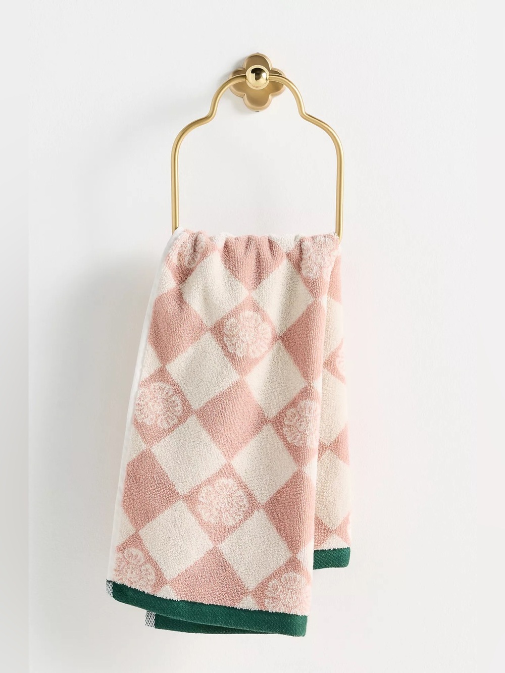 Anthropologie Cotton Woven Pattern Towel Collection